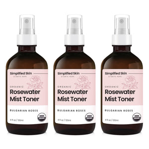 Simplified Skin agua de rosas para rostro, hidrata y refresca la piel