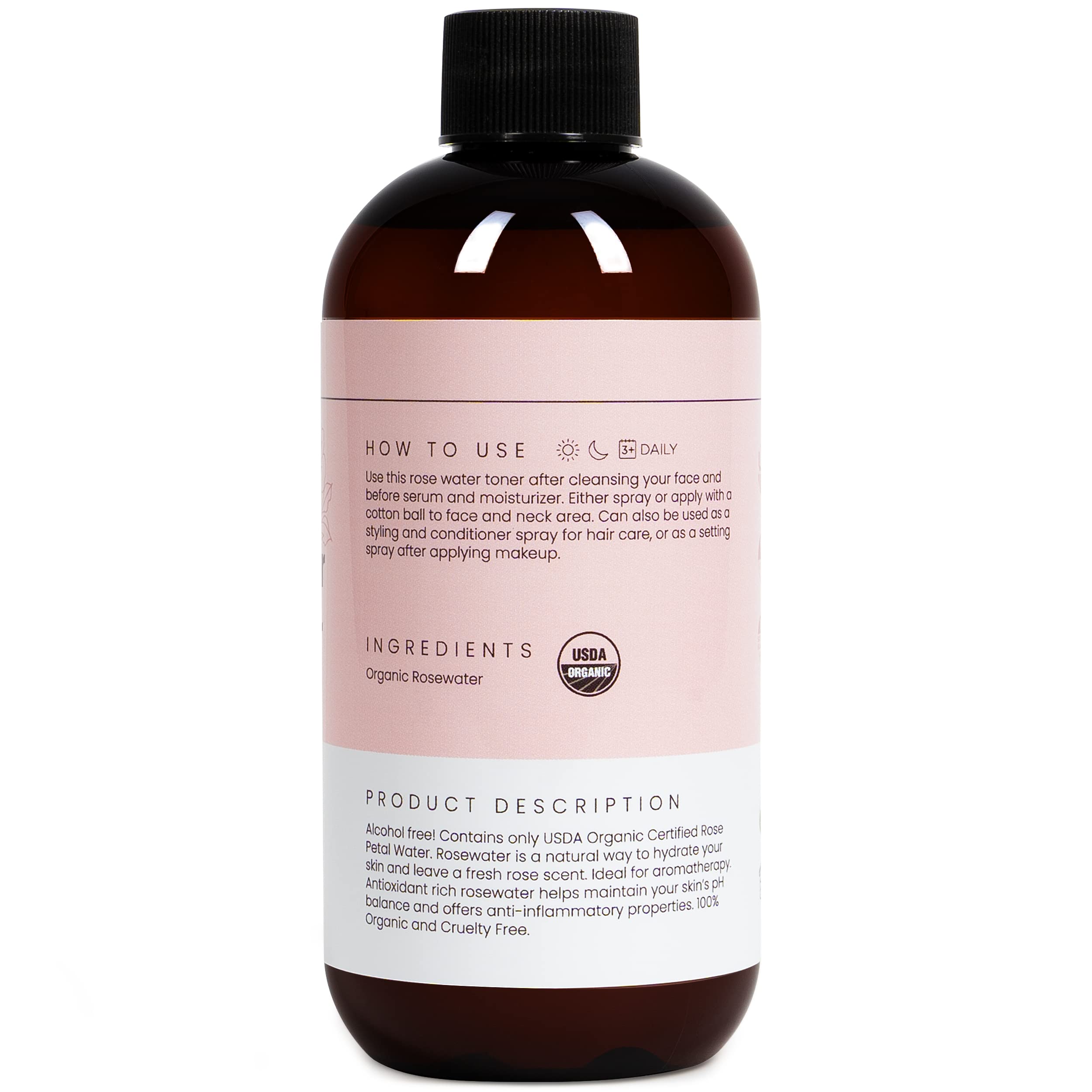 Simplified Skin bruma agua de rosas calma la piel con antioxidantes.