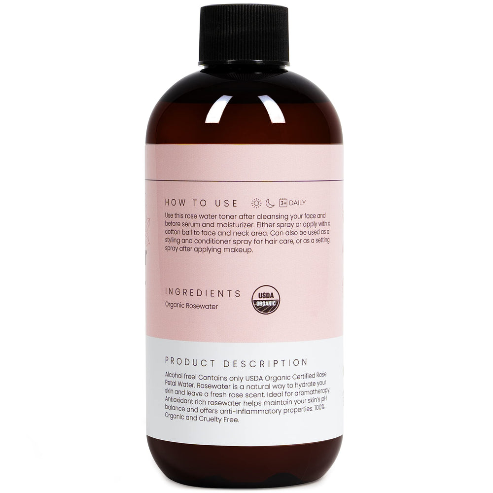 Simplified Skin bruma agua de rosas calma la piel con antioxidantes.