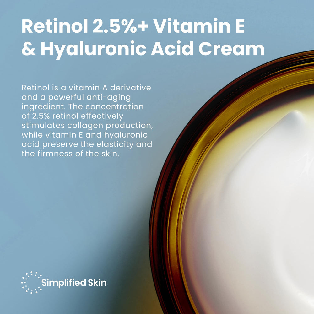 Simplified Skin Retinol vegano sin crueldad y sin parabenos.