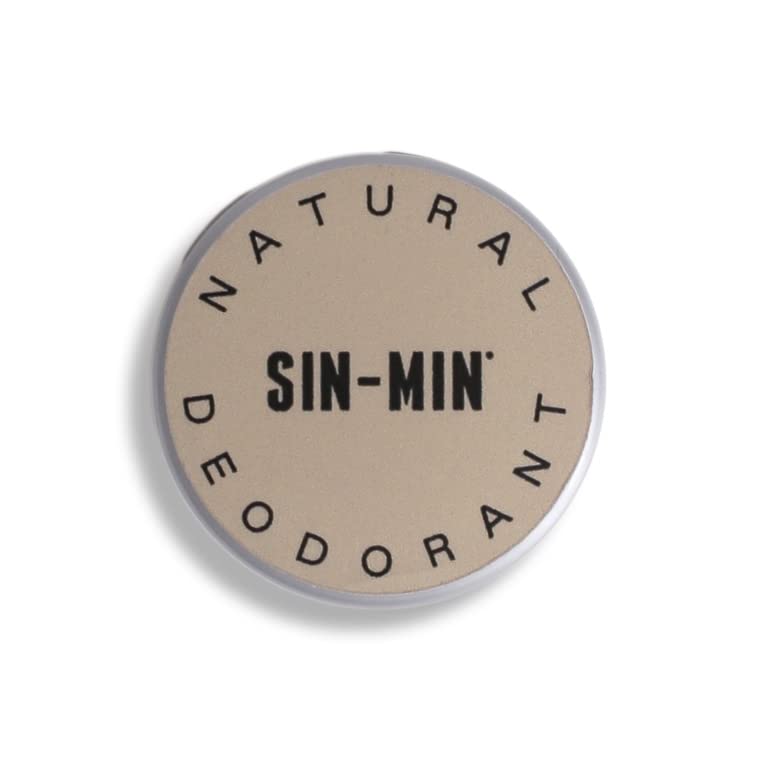 Desodorante SIN-MIN canela empaque: envase natural y sostenible.