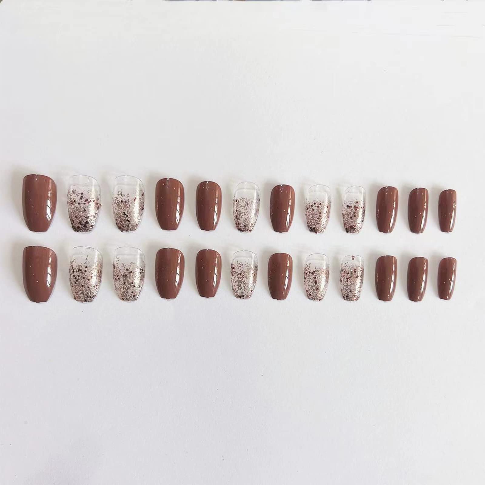 SINHOT diseño degradado en uñas postizas para eventos y uso diario