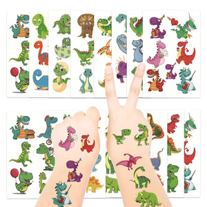 SINHOWANG tatuajes dinosaurios, paquete 104 unidades, diversión segura para fiestas infantiles