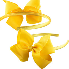 SIQUK diadema con lazo naranja, ideal para looks divertidos