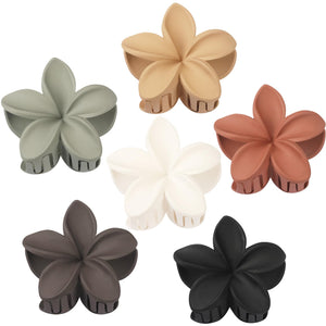 Sisiaipu horquilla flor grande para cabello grueso con agarre firme y estilo hawaiano