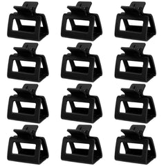 Pinzas media en negro Sisiaipu para cabello fino, agarre seguro.