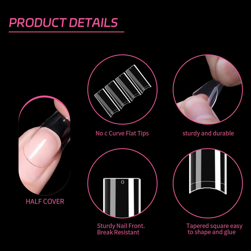 SITELENABY XL forma cuadrada para uñas elegantes