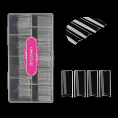 SITELENABY XL sin curva para uñas acrílicas, acabado limpio