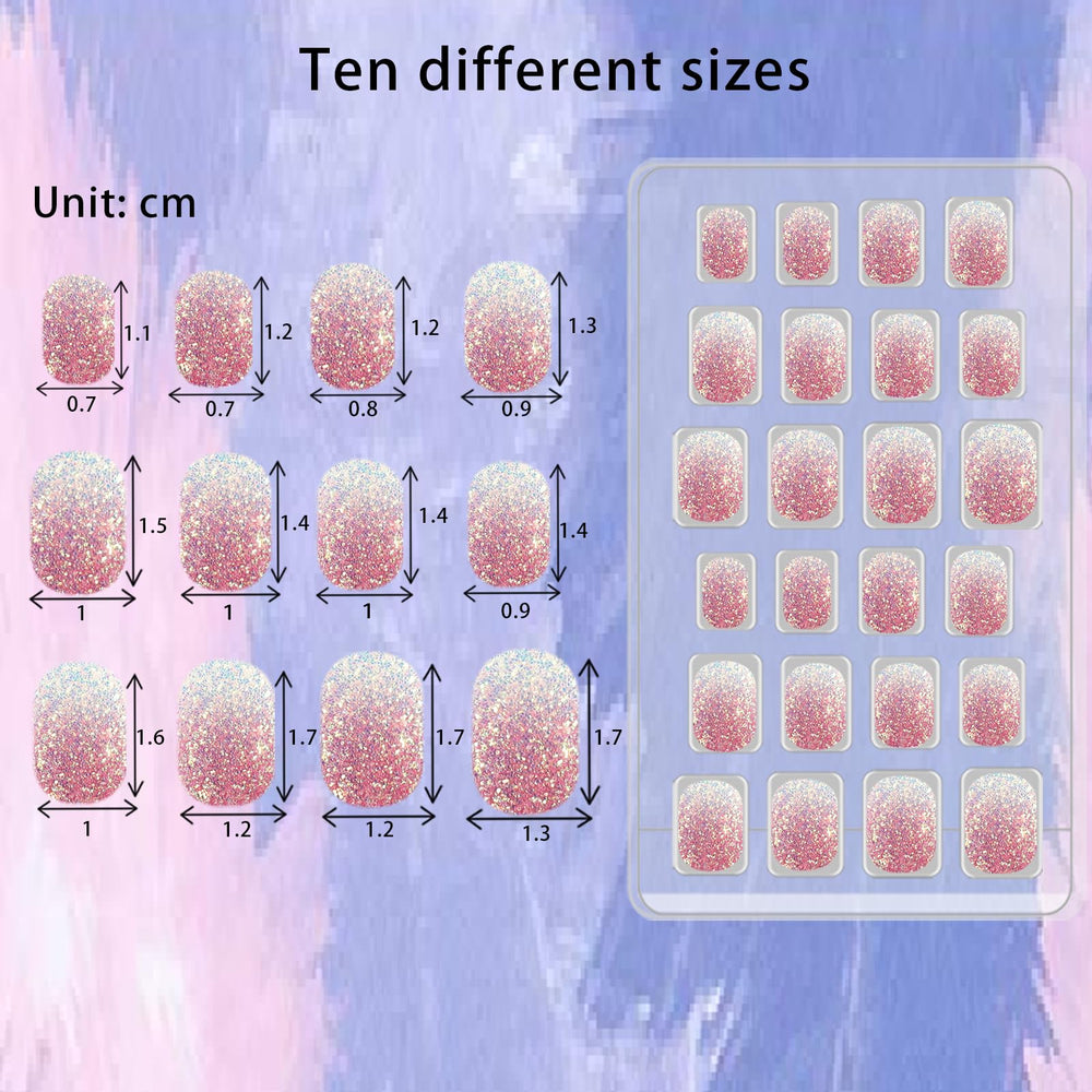 Uñas SIUSIO para niñas de diversas medidas, ajuste cómodo
