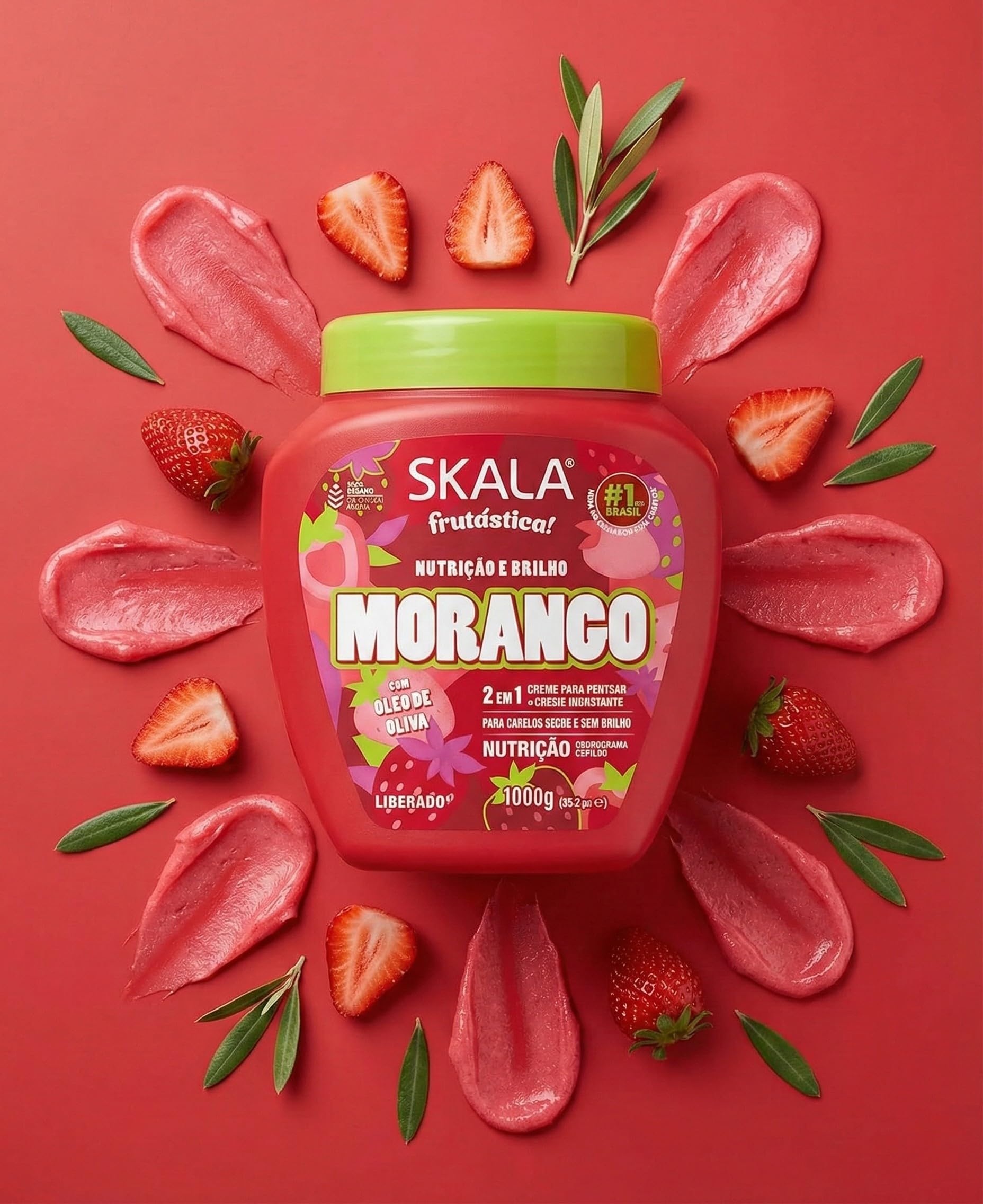SKALA Frutastica Morango: brillo duradero gracias a la hidratación.