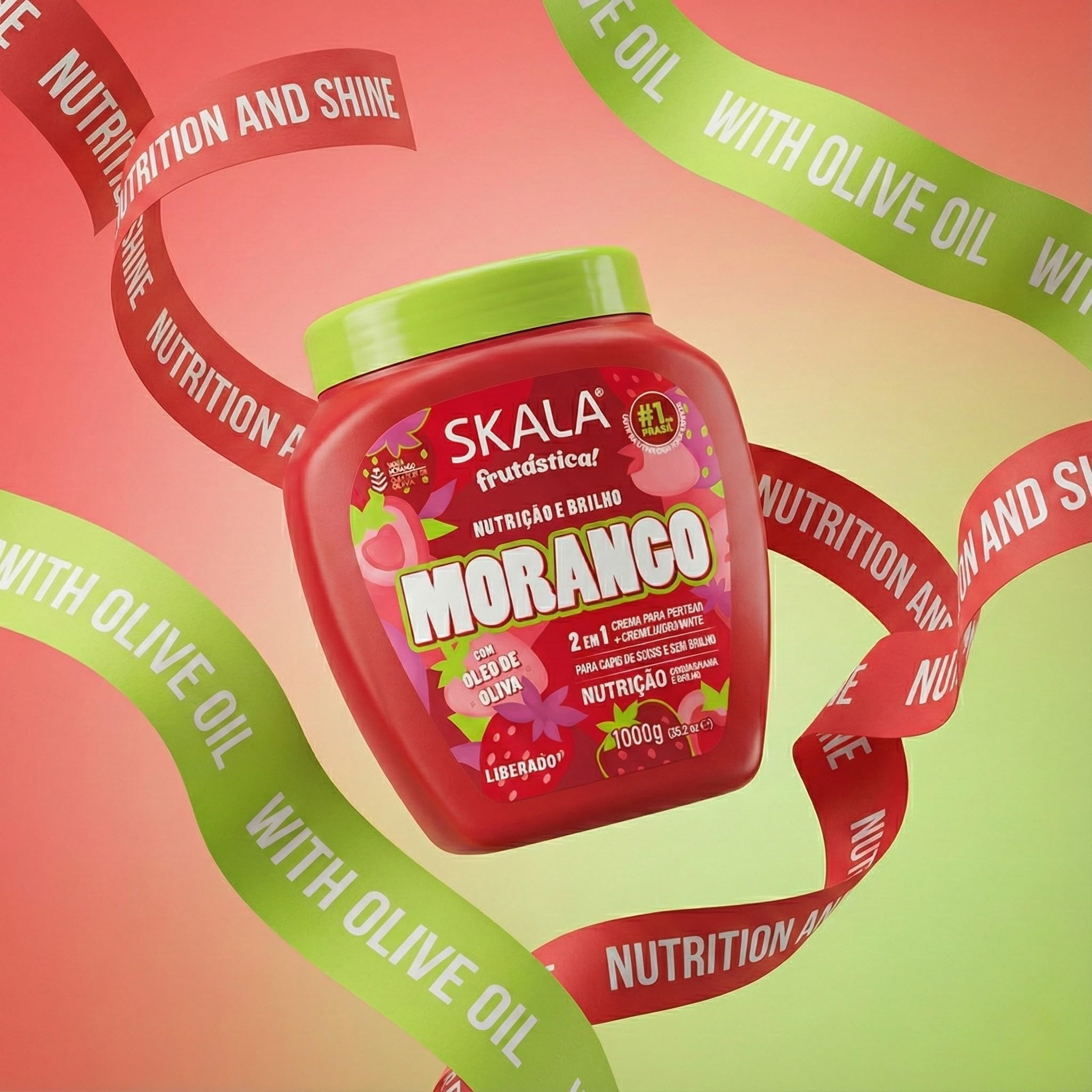 SKALA Frutastica Morango: aroma frutal que mejora la rutina capilar.