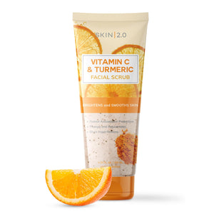 Skin 2.0 Vitamina C y Curcuma: botella lista para exfoliar y activar luminosidad.