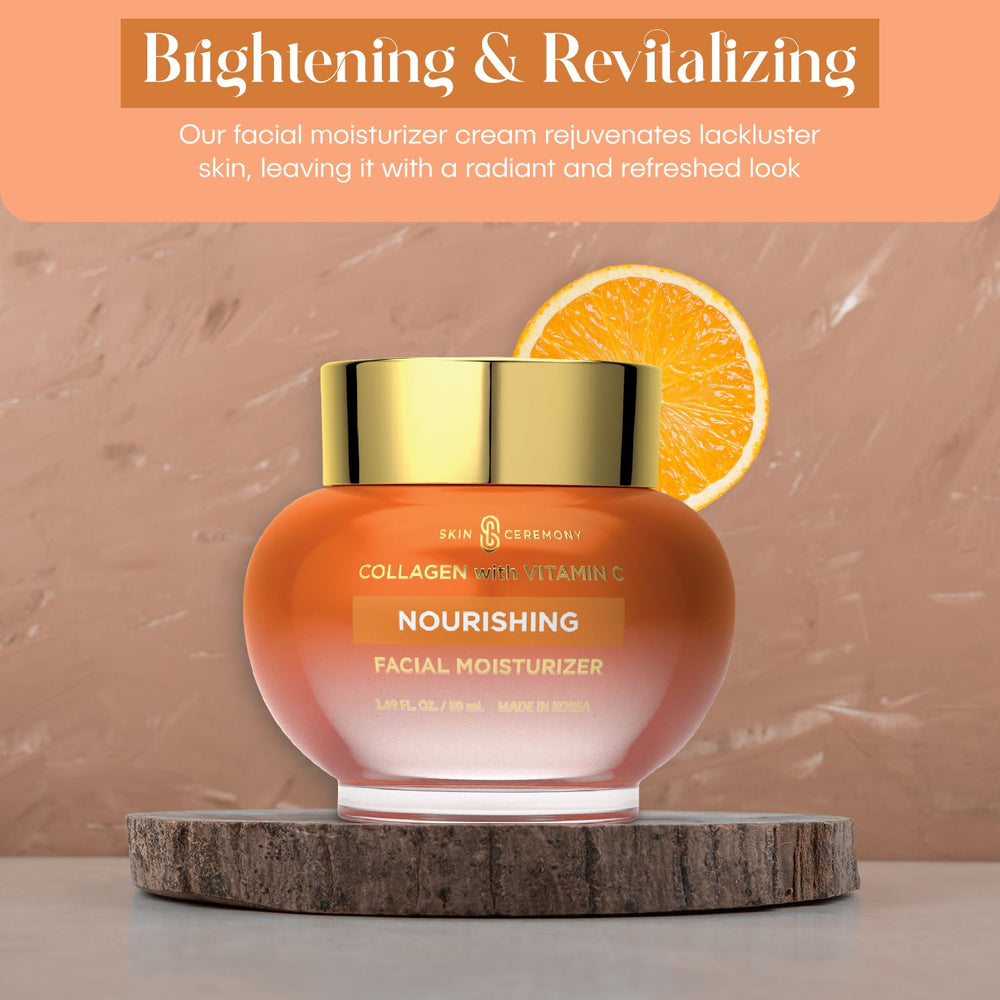 Skin Ceremony piel radiante con vitamina C para tono más uniforme.
