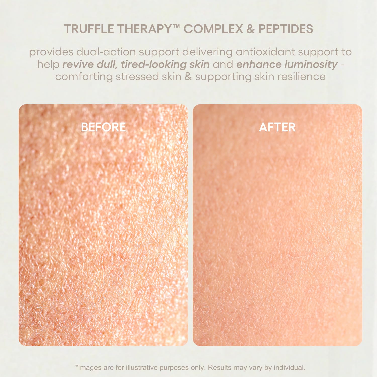 Textura lujosa y sin alcohol del Tónico SKIN&CO Roma Trufa Terapia para piel sensible.