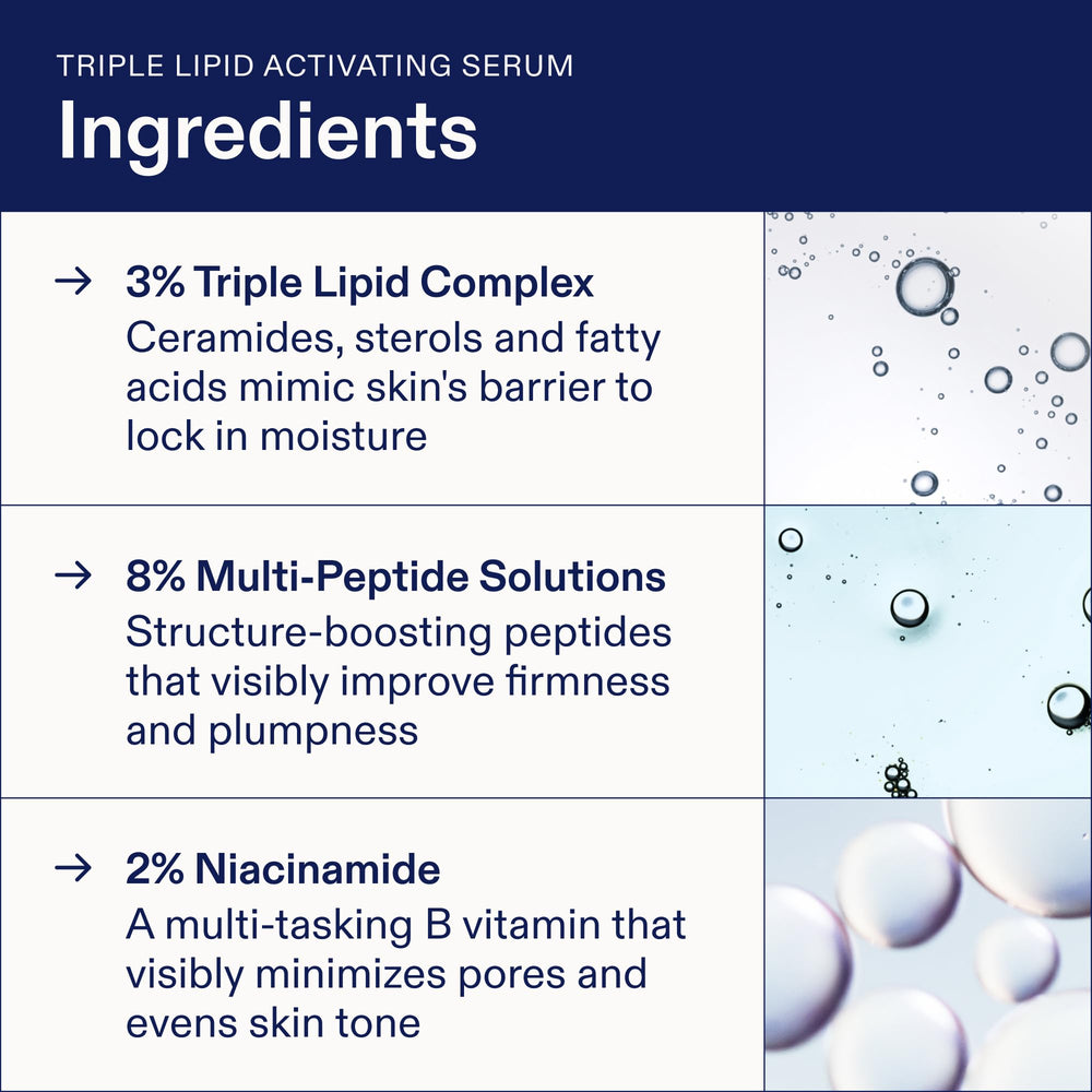 Skinfix mini serum en acción, aplicación suave para uso diario.