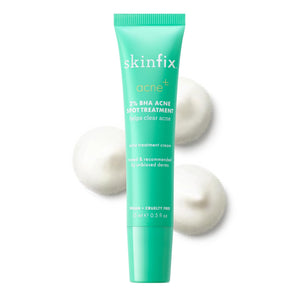 Skinfix Serum Spot BHA en botella para tratamiento puntual de imperfecciones.