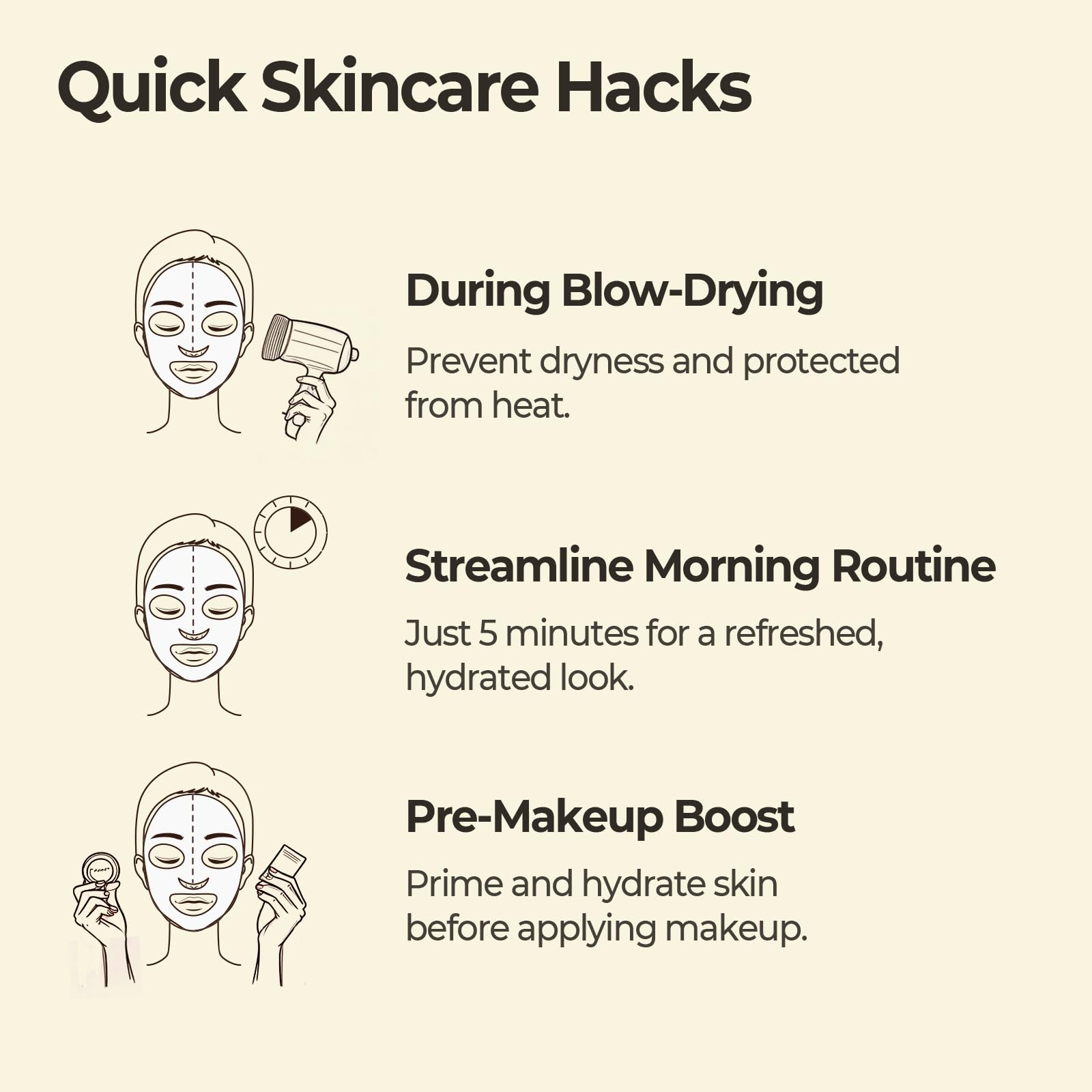 Alta adherencia de la mascarilla SKINFOOD 1957 para un ajuste cómodo.