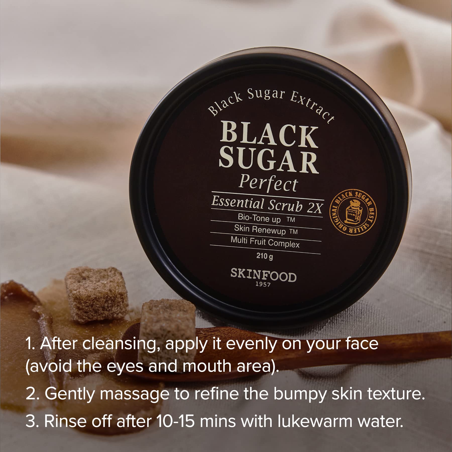 Ritual de exfoliación suave para terminar la rutina de cuidado