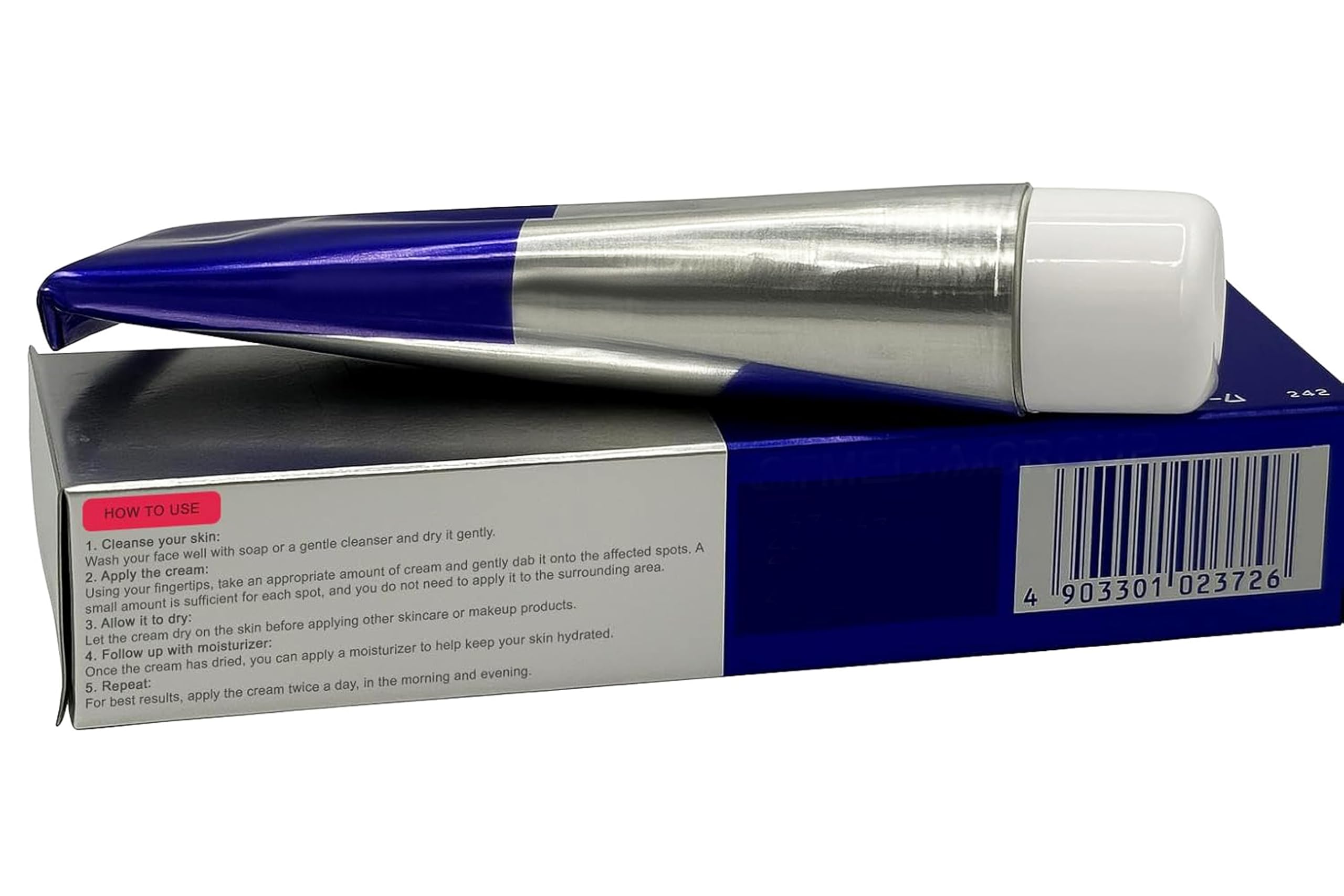 Textura ligera de SKINSINS Pair Acne Cream se absorbe sin dejar grasa.