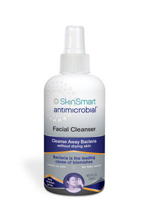 SkinSmart Antimicrobial pulverizador facial para uso diario y poros limpios.