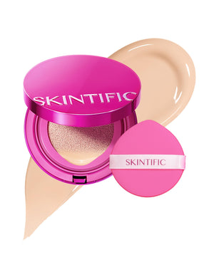 SKINTIFIC Cover Glow Perfect Cushion Porcelana: empaque portátil para retoques rápidos