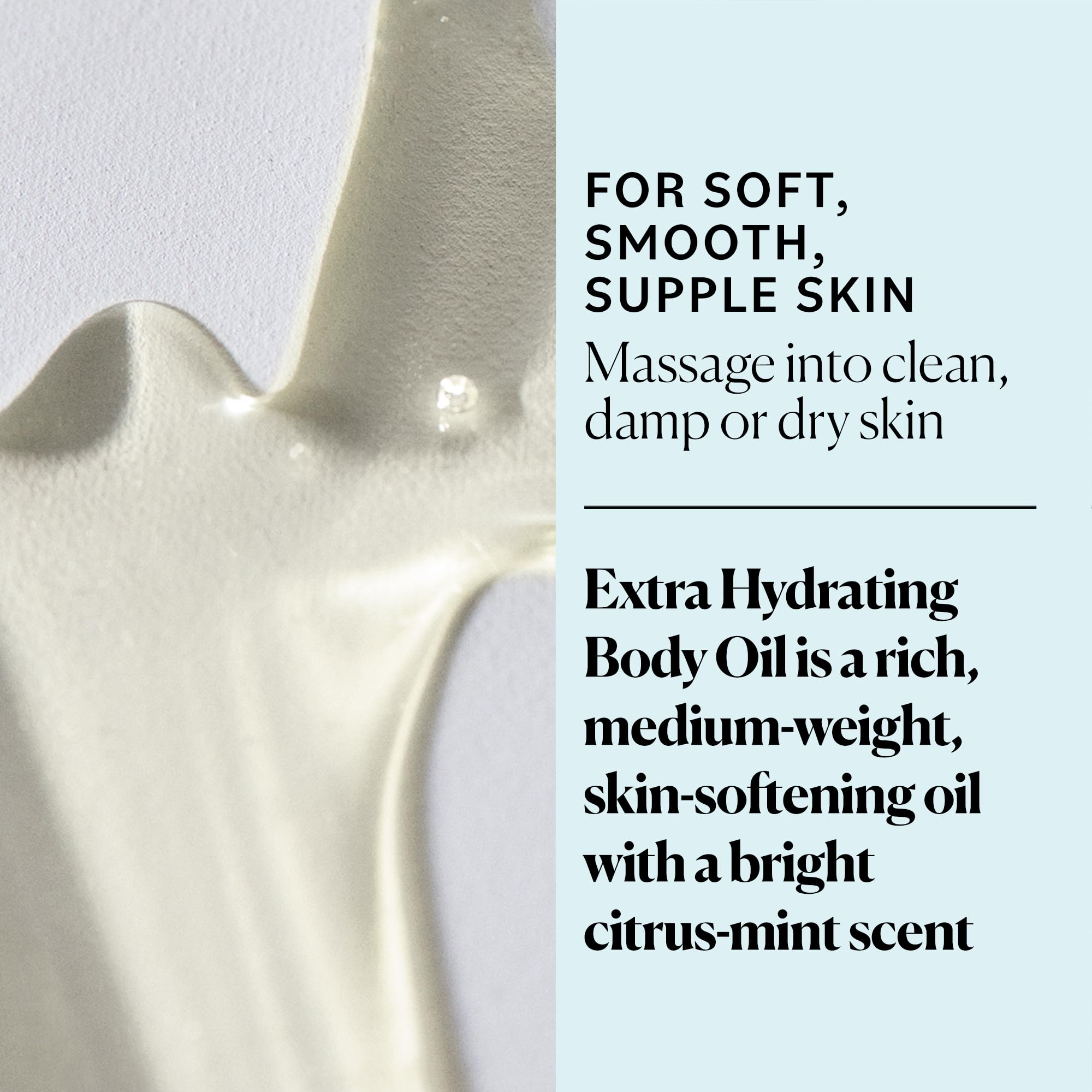 Aroma de naranja y menta del aceite corporal Sky Organics