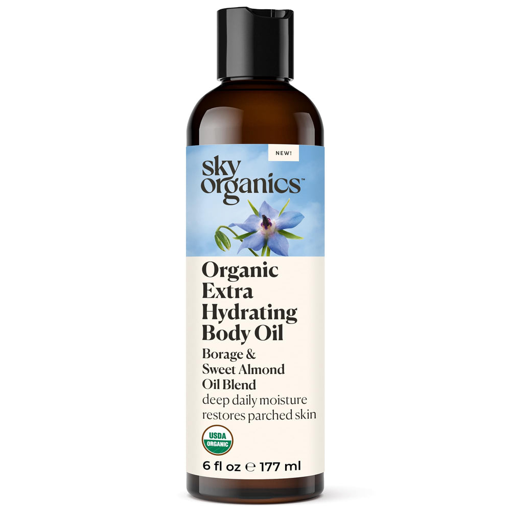 Sky Organics aceite de cuerpo en botella para hidratación extra y piel suave