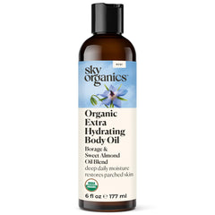 Sky Organics aceite de cuerpo en botella para hidratación extra y piel suave