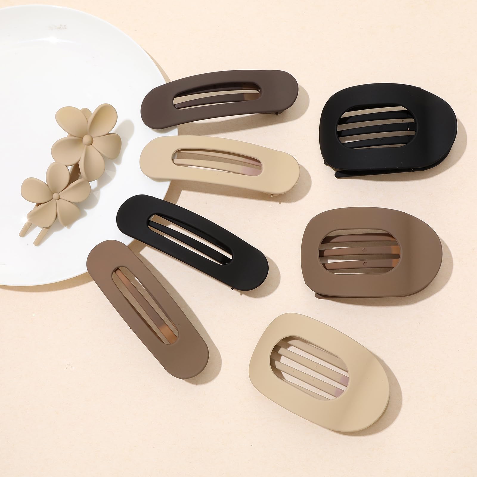 Slevaty kit pinzas planas para peinados versátiles, con seguridad y estilo.