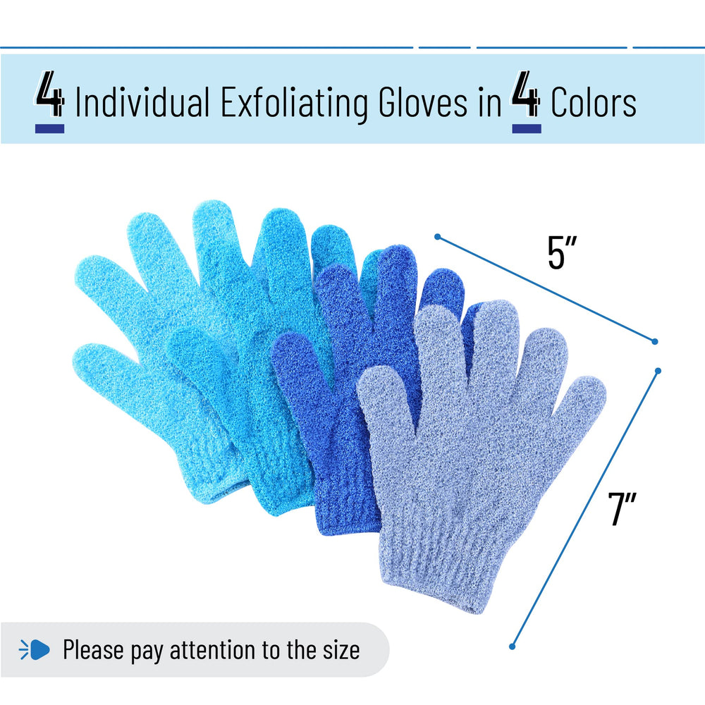 Guantes exfoliantes Slick Solutions ergonómicos para ajuste cómodo