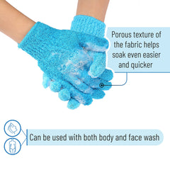 Conjunto de guantes Slick Solutions para ducha y cuidado corporal