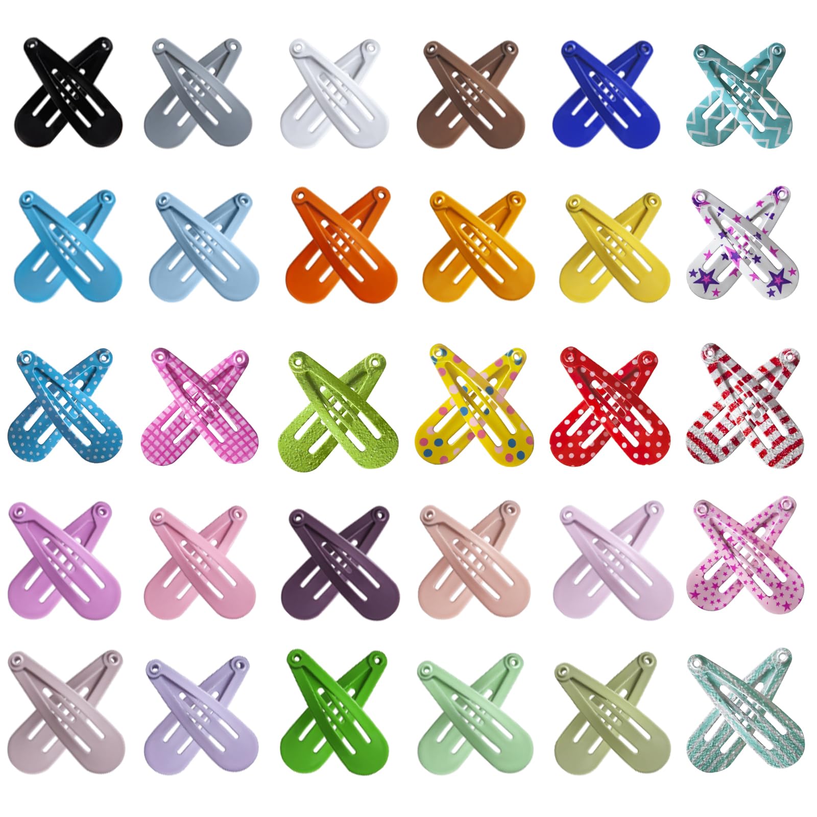 SLYFTE pack 120 prendedores coloridos para fijar peinado rápido y seguro.