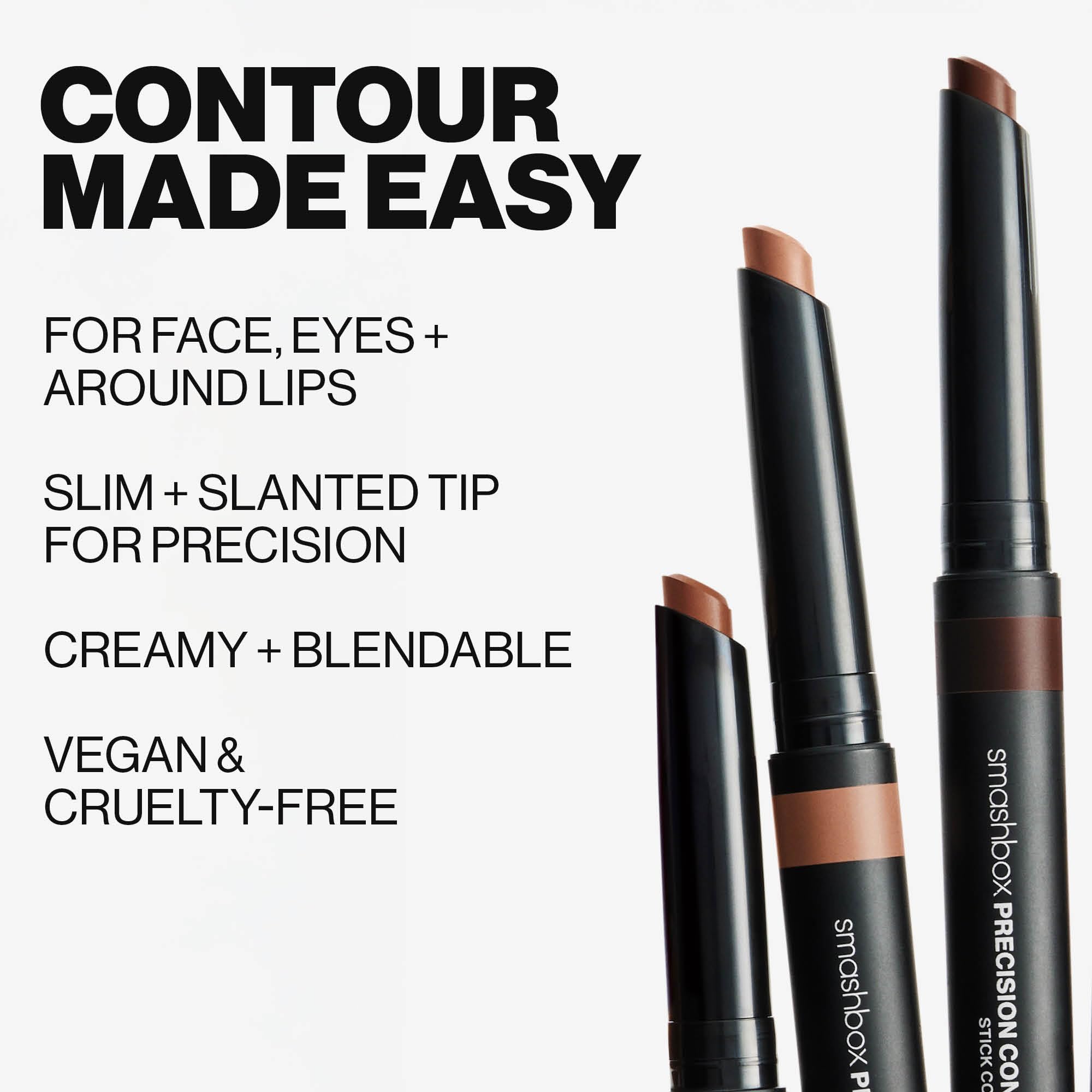 Smashbox barra de contorno para uso diario con resultado natural.