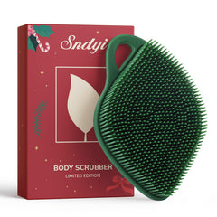 Sndyi exfoliante corporal de silicona con hoja: exfoliación suave y agradable