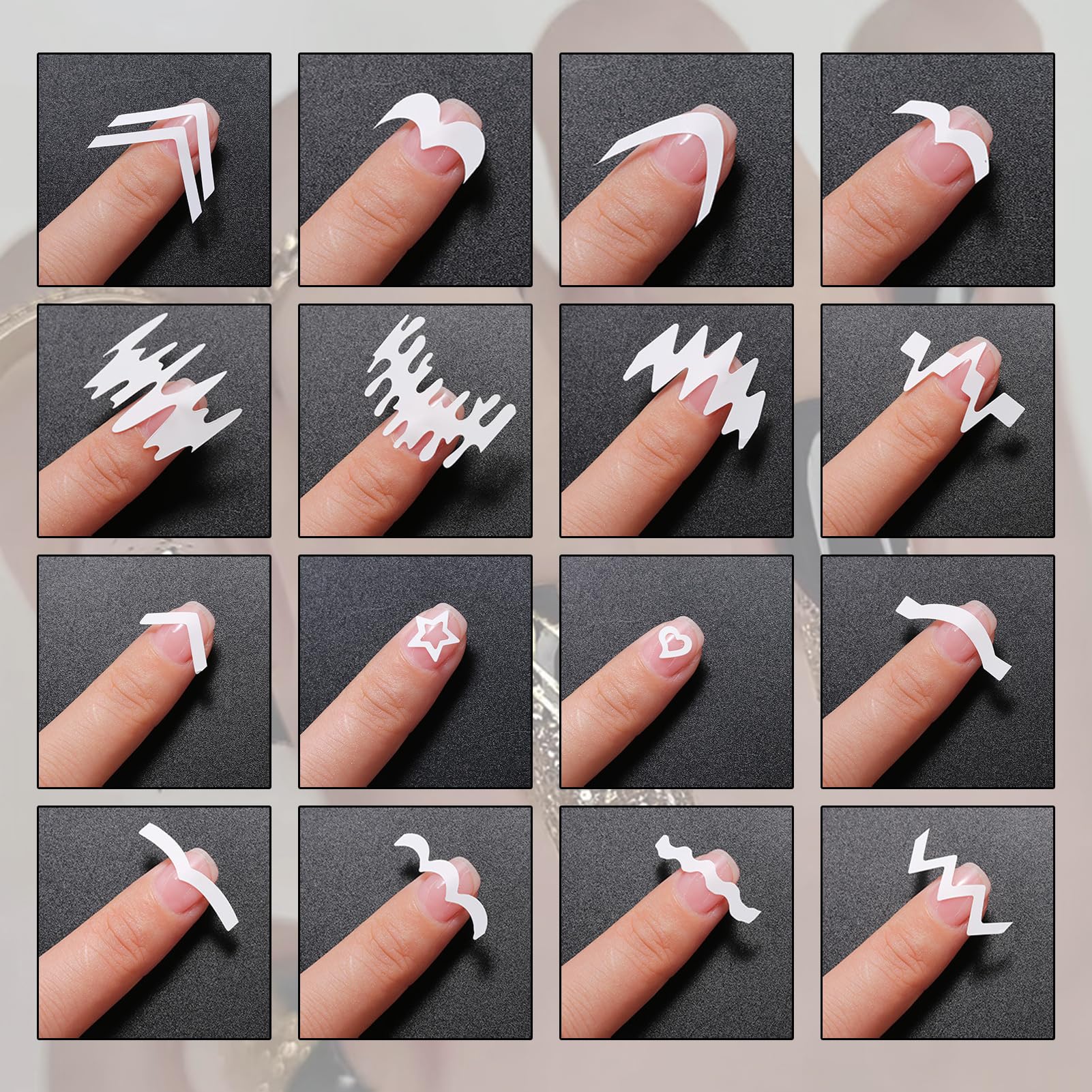 Snmzlc remoción sin residuo, uñas intactas tras retirar las pegatinas.