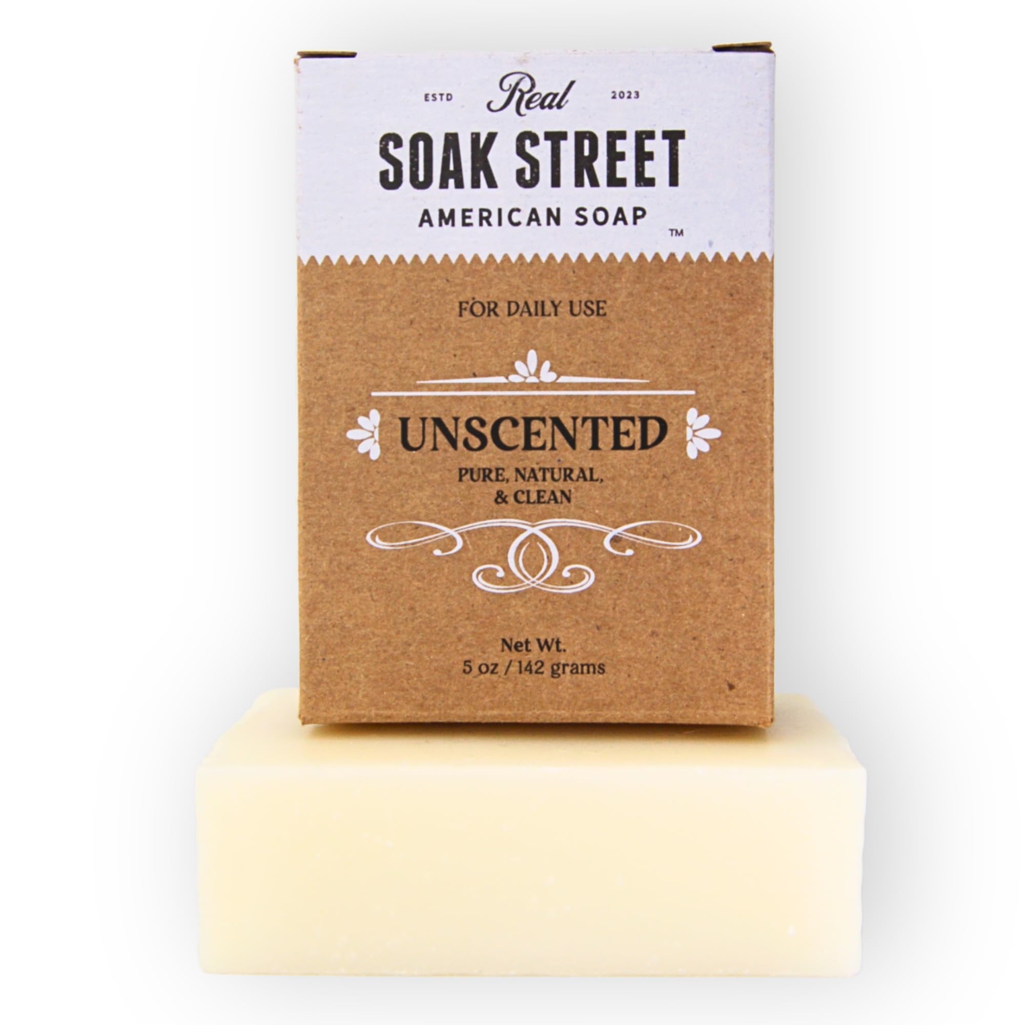 Soak Street sin dioxido de titanio, ingredientes simples y seguros.