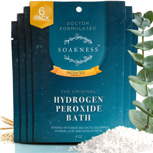 Soakness: sal de peróxido de hidrógeno para detox y purificar la piel.