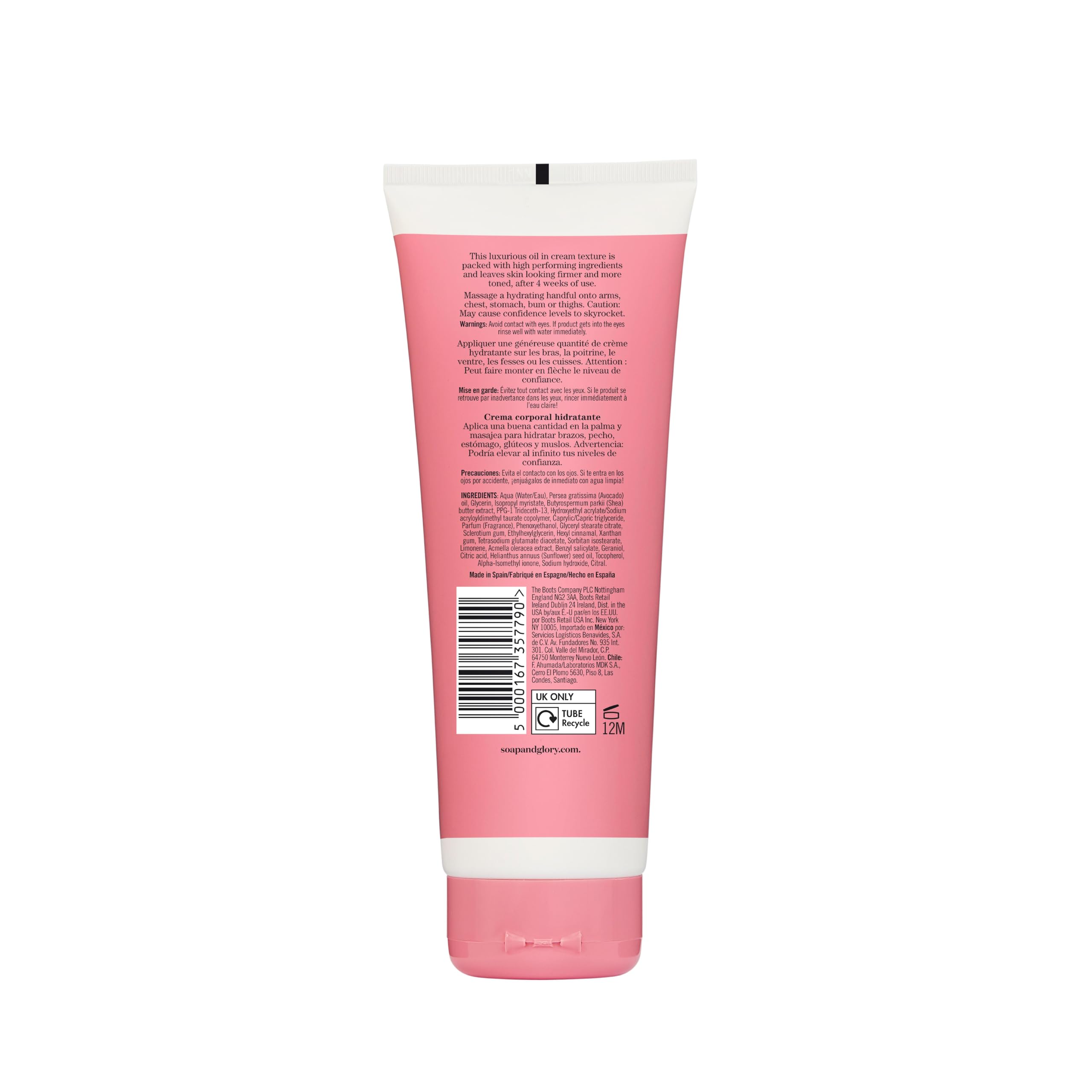 Soap & Glory The Firm-inator enfoque manteca de karité para hidratación profunda.