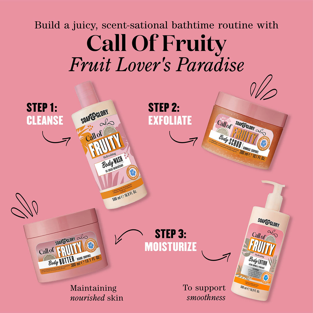 Soap & Glory Llamada Fruta hidratación duradera: ayuda a piel seca