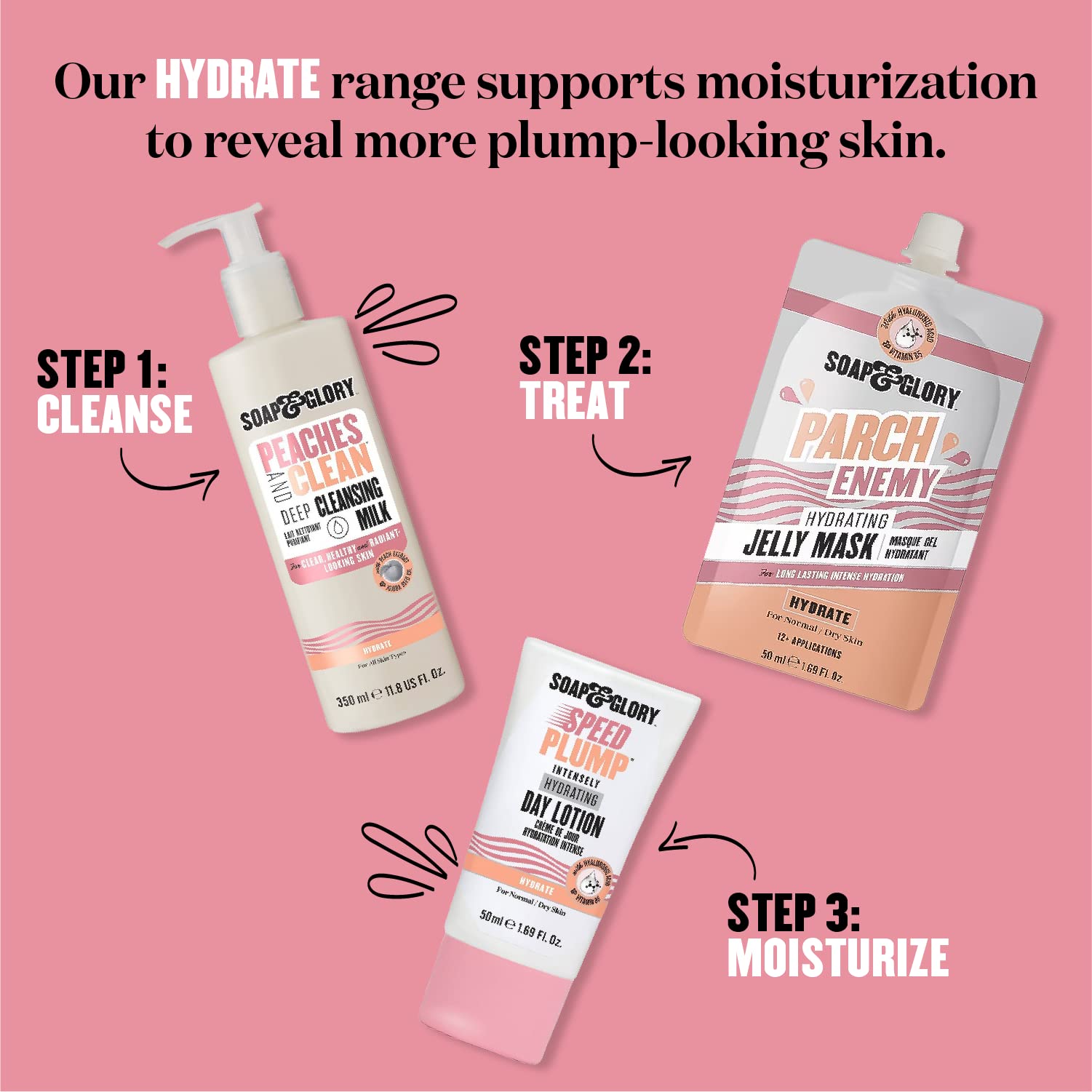 Soap & Glory Peaches & Clean, desmaquillante suave con aceite de jojoba.