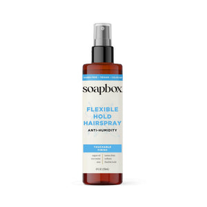 Soapbox fijación flexible sin aerosol para peinados suaves y duraderos