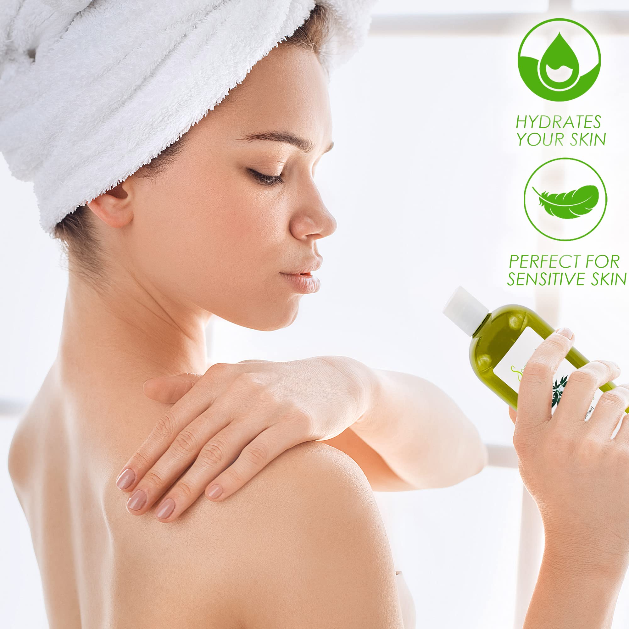 Soapeauty aceite de cáñamo: textura rica para rostro y cuerpo.