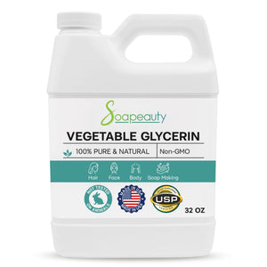 Soapeauty glicerina vegetal, botella 32oz, humectante para piel suave.