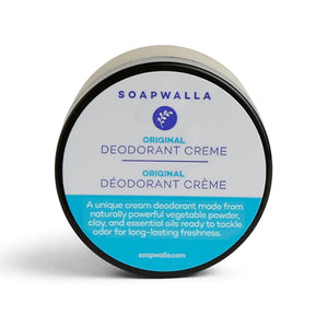Soapwalla Desodorante Crema Original, vista frontal, frescura duradera.