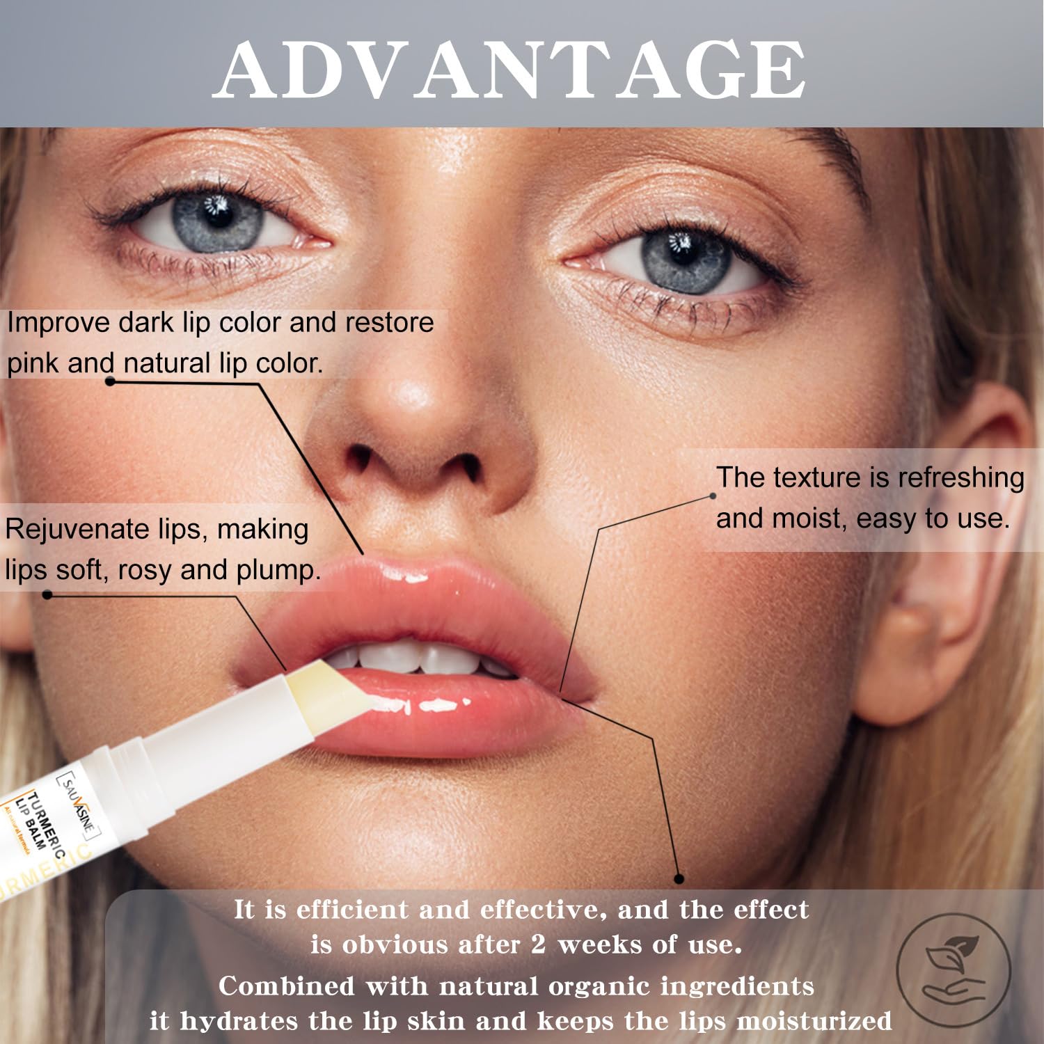Soelegant exfoliante labios curcuma aplicacion suave para exfoliar y cuidar labios