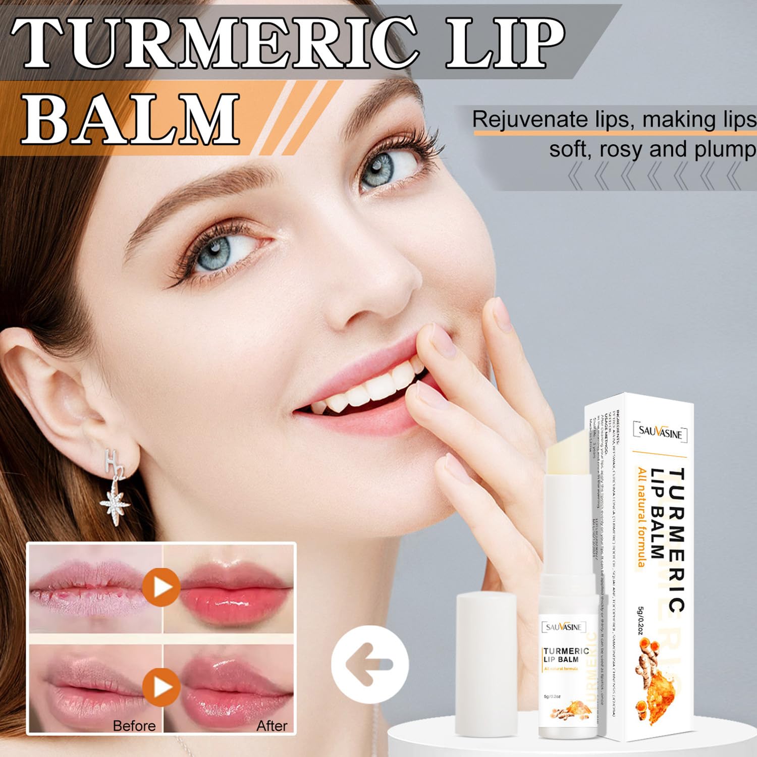 Soelegant exfoliante labios curcuma textura refrescante al aplicar