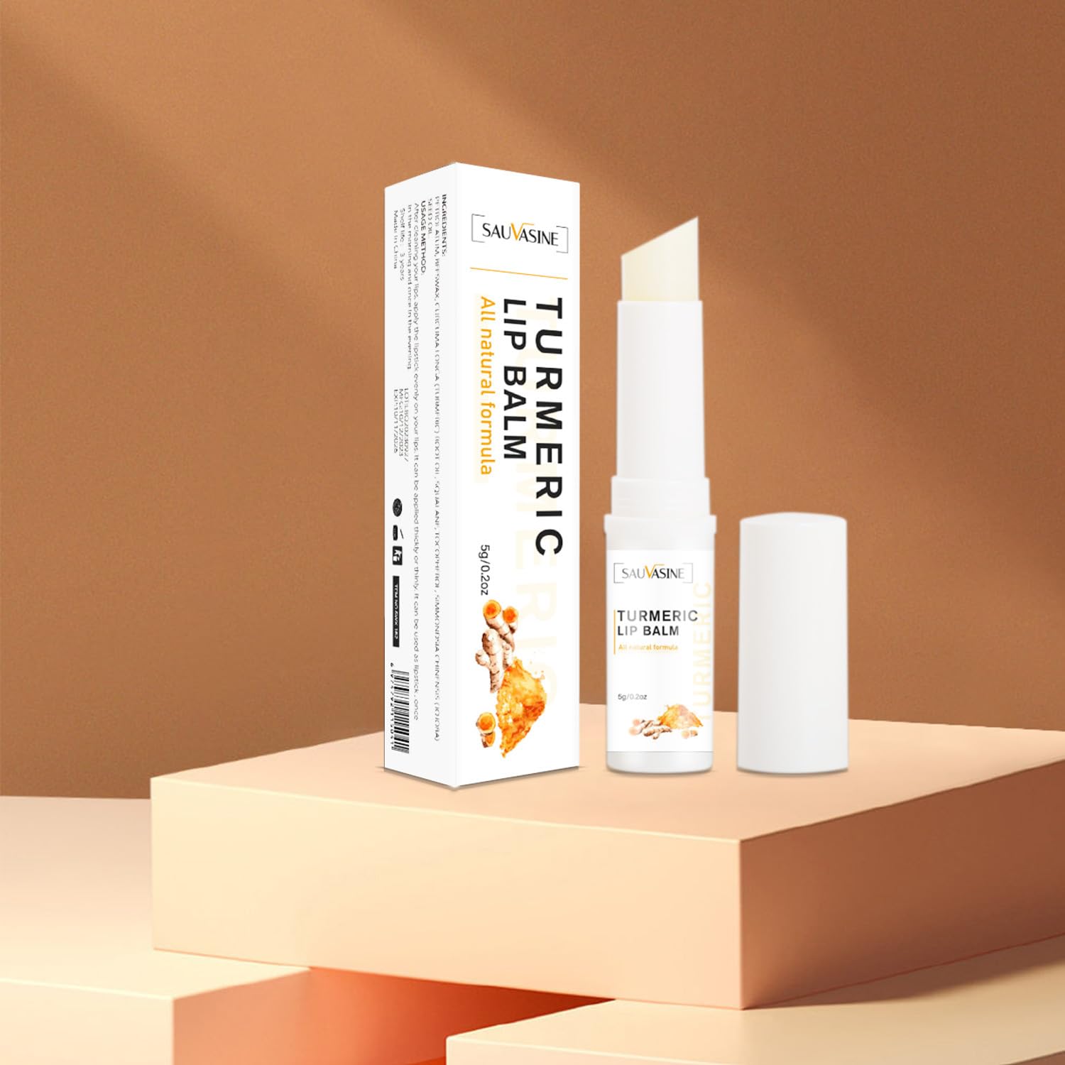 Soelegant exfoliante labios curcuma tono natural revela color suave