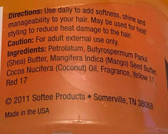 Softee Mango Manteca: ritual diario para cabello y cuero cabelludo saludables.