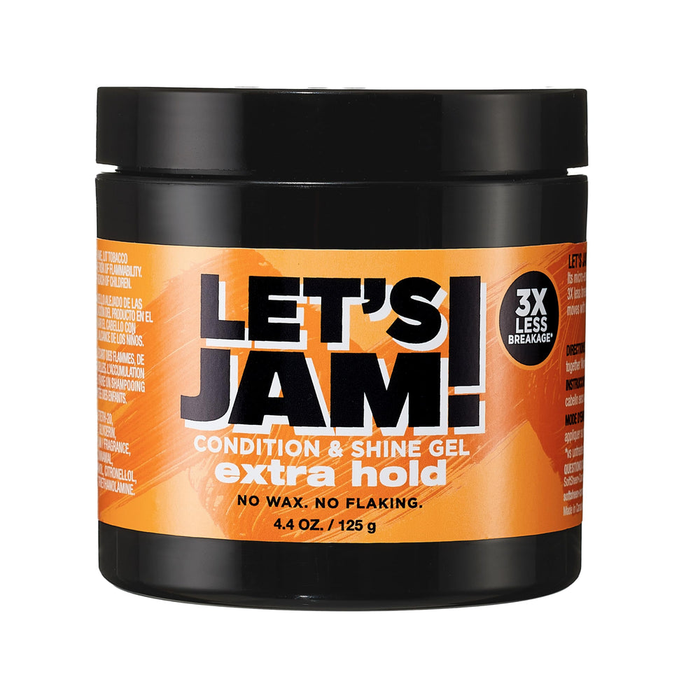 Botella SoftSheen-Carson Dark and Lovely Let's Jam para aplicación y peinado con brillo