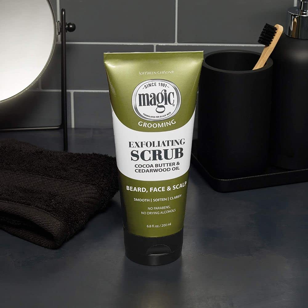 SoftSheen Magic exfoliante para cabeza: cuida el cuero cabelludo sin resecar.